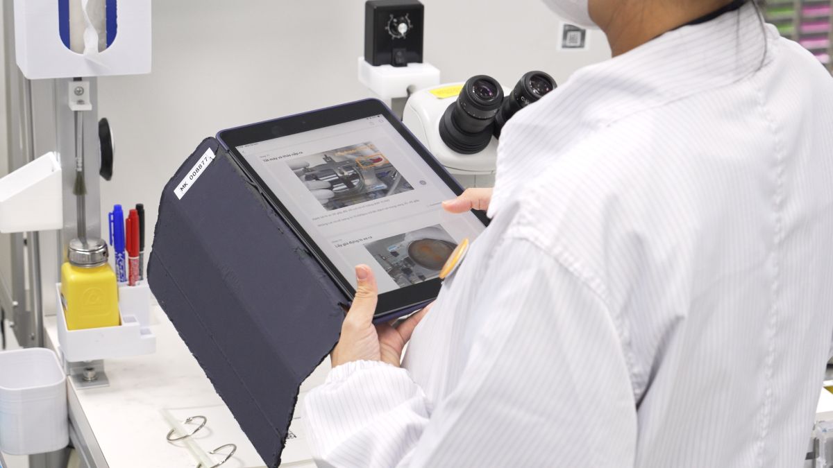 Teachme Bizを使っている様子