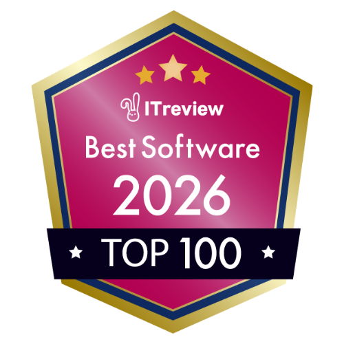 ITreview Best Software in Japan 2026TOP100受賞